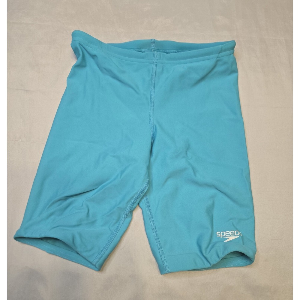 Speedo Boys Learn to Swim‎ Jammer Trunks UPF +50 Aqua Size 7 Logo